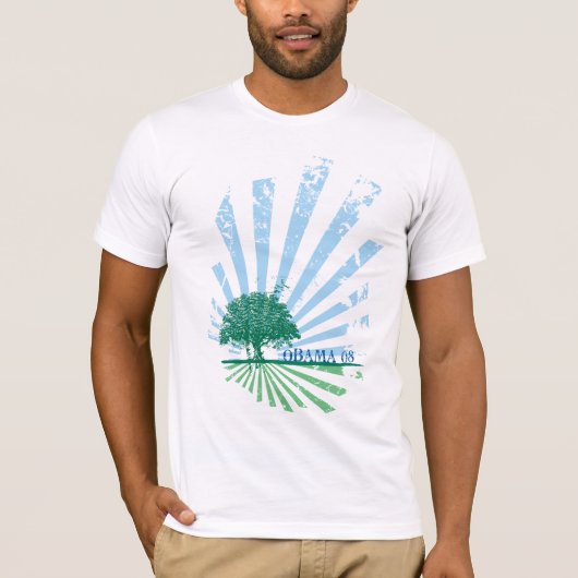 Obama Green T-shirt (Voorkant)