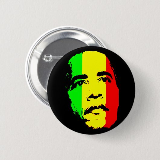 Obama groene rode Button (Voorkant /achterkant)