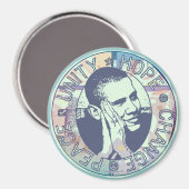 Obama Groovy Dream Magnet (Voorkant / Achterkant)