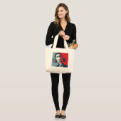 Obama Grote Tote Bag (Voorkant (model))