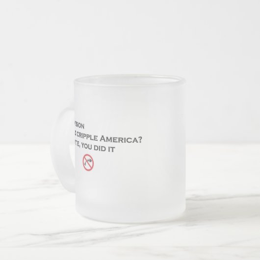 Obama Haiku Optics Mok (Voorkant links)