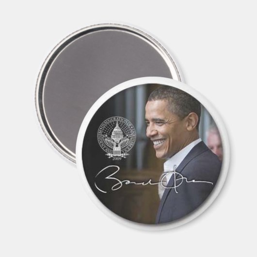 Obama handtekening Koelkast magneet - Gepersonalis (Voorkant / Achterkant)