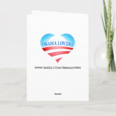 Obama Happy Halloween - Wenskaart Kaart (Achterkant)