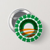 Obama Happy St Patricks Day Ronde Button 5,7 Cm (Voorkant /achterkant)