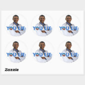 Obama Health Care, je liegt Ronde Sticker (Vel)