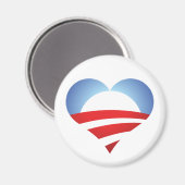 Obama Heart Magneet (Voorkant / Achterkant)