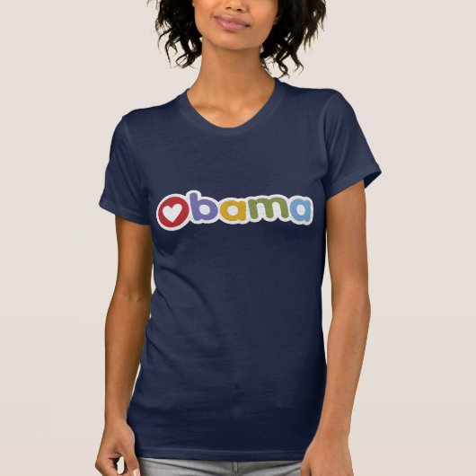 Obama Heart T-Shirt (Voorkant)