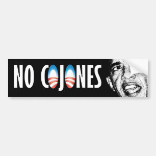 Obama heeft geen Cojones Bumpersticker