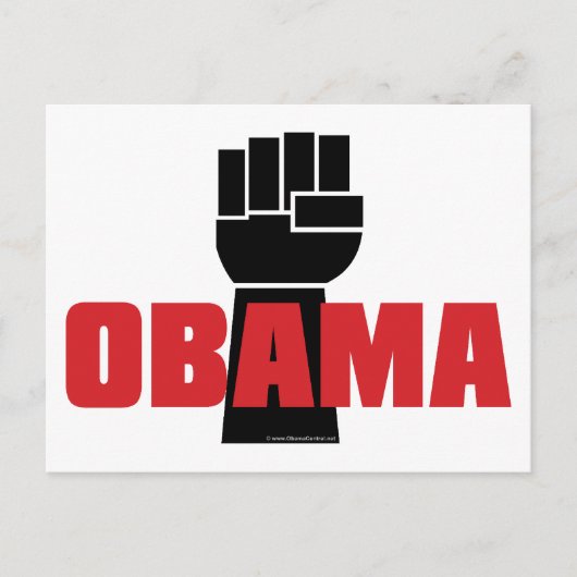 Obama heeft gelijk! briefkaart (Voorkant)