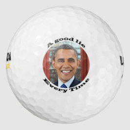 Obama heeft gelogen golfballen
