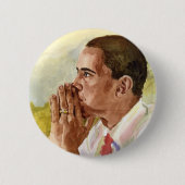 Obama Herdenking Inaugurale Button (Voorkant)
