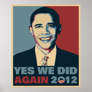 Obama herkozen 2012 poster
