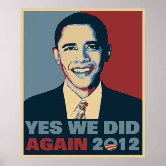 Obama herkozen 2012 poster (Voorkant)