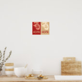 Obama - Het Poster New Hope Red & Tan (Keuken)