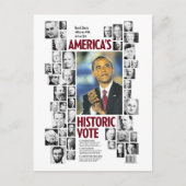 Obama: Historisch Briefkaart van Amerika (Voorkant)