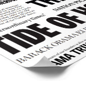 Obama: Historisch kopje Collage Poster (Hoek)