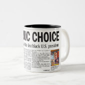 Obama: Historische Mok keuze (Voorkant rechts)