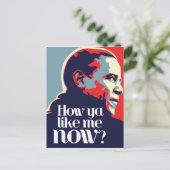 Obama: Hoe leuk ik nu vind Briefkaart (Staand voorkant)