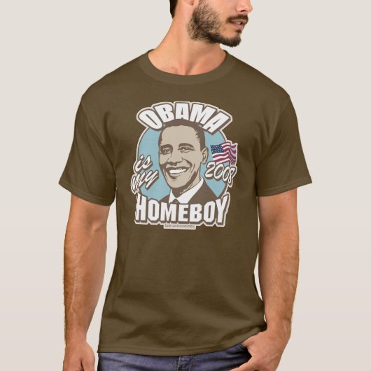 Obama Homeboy 2008 T-shirt (Voorkant)