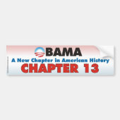 Obama - hoofdstuk 13 bumpersticker (Voorkant)