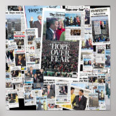 Obama: Hoop op angst Poster (Voorkant)