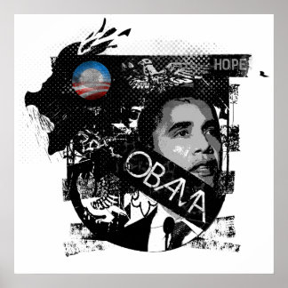 Obama: Hoop Poster door Ryan