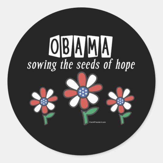 Obama Hoop Stickers (Voorkant)