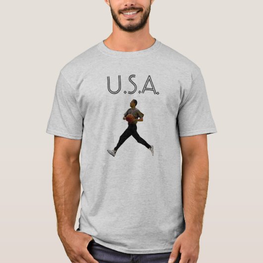 Obama Hoops - T-shirt (Voorkant)