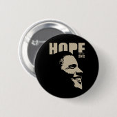 Obama Hope 2012 Button (Voorkant /achterkant)
