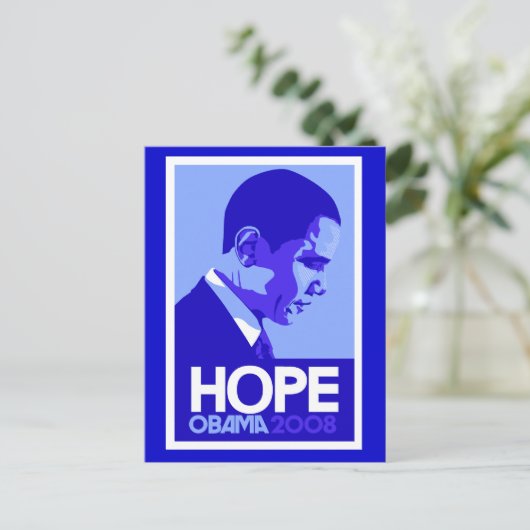 Obama Hope Briefkaart (Staand voorkant)