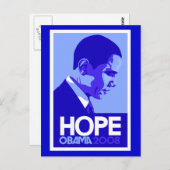 Obama Hope Briefkaart (Voorkant / Achterkant)