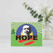 OBAMA HOPE BRIEFKAART (Staand voorkant)
