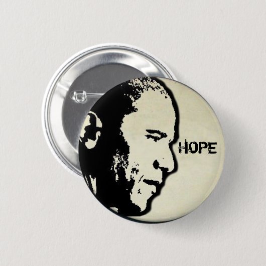 Obama HOPE Button (Voorkant /achterkant)