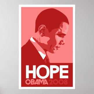 Obama - Hope Red Poster