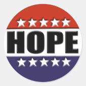 Obama Hope Sticker (Voorkant)