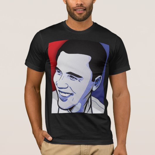 Obama - HOPE WINS! - Gepersonaliseerd T-shirt (Voorkant)