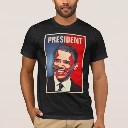 Obama - HOPE WINS! -  kop T-shirt (Voorkant)