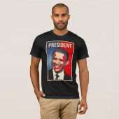 Obama - HOPE WINS! -  kop T-shirt (Voorkant volledig)
