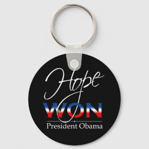 Obama HOPE WON - Sleutelhanger