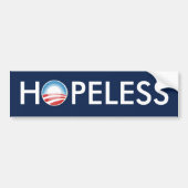 Obama HOPELESS Bumpersticker (Voorkant)