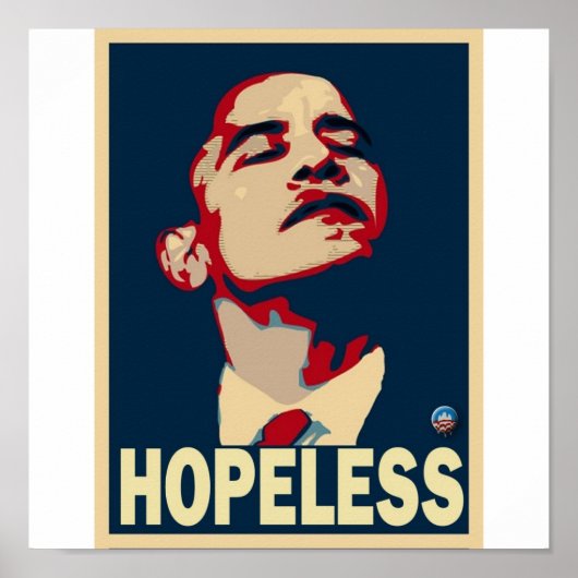 Obama Hopeless Poster (Voorkant)