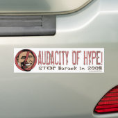 Obama houdt me Bumpersticker  (Op auto)
