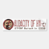 Obama houdt me Bumpersticker  (Voorkant)