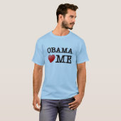 Obama houdt van mij t-shirt (Voorkant volledig)