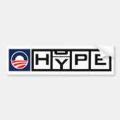 Obama HYPE Bumpersticker (Voorkant)