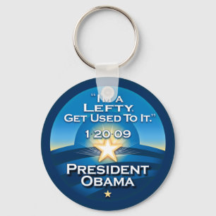 OBAMA: "Ik ben een kleine gewend." Sleutelhanger