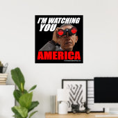 Obama - Ik kijk naar Amerika Poster (Thuiskantoor)