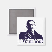 Obama, ik wil je! Magneet (Voorkant / Achterkant)