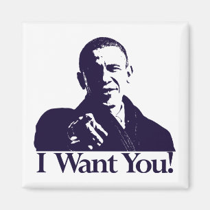 Obama, ik wil je. Magneet
