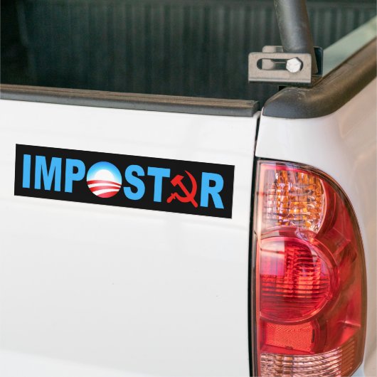 Obama Impostor Bumpersticker (Op Truck)
